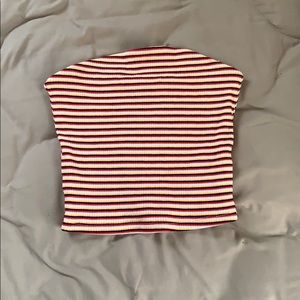 Striped tube top from garage. Size small